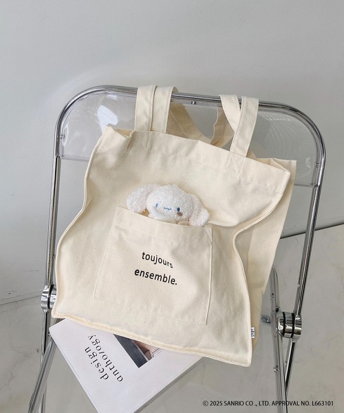 AS KNOW AS（アズノゥアズ） トートバッグ Sanrio characters と一緒
