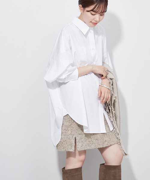 plage シャツ ブラウス 「R'IAM」オーバーシャツ レディース