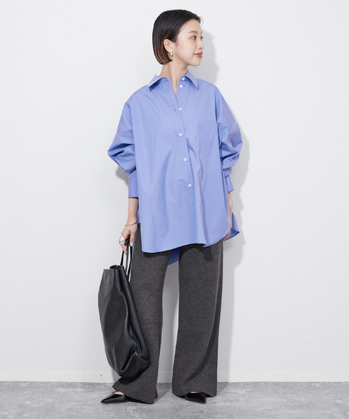 plage シャツ ブラウス 「R'IAM」オーバーシャツ レディース