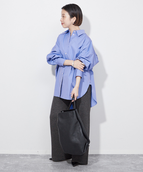 plage シャツ ブラウス 「R'IAM」オーバーシャツ レディース
