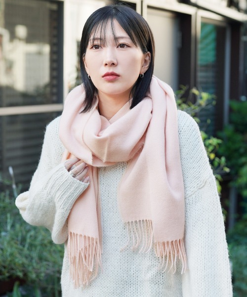 roshell（ロシェル） マフラー 大判ストール チェックマフラー メンズ