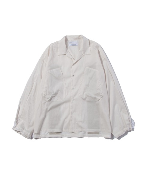 e r i i二点 ^_^  グレー Lサイズ ホワイト Lサイズ Semi-translucent lightweight shirt :: LICHI - Online fashion