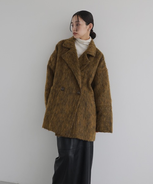 ad thie シャギーコクーンミドルコート 限定値下げ中 コクーンシャギーコート｜COCOON SHAGGY COATの通販｜regleam