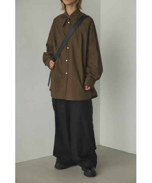 BLACK BY moussy ワイドパンツ １ セール】wide military pants( ワイドミリタリーパンツ)（カーゴ
