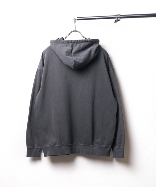 At Last スウェットパーカー ARCHIVER パーカー 「69」「it」ピグメント加工 裏毛スウェット