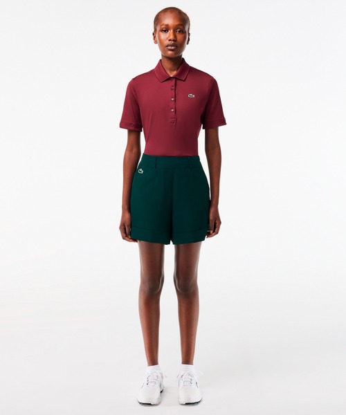 Lacoste レディースゴルフパンツ センタークリースゴルフパンツ HF7469 - ラコステ（LACOSTE