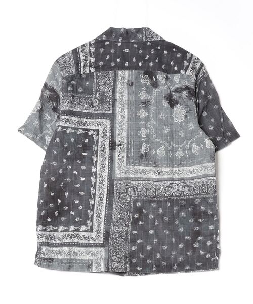 ALLSAINTS（オールセインツ） シャツ 半袖 TIJUANA BANDANA PRINT