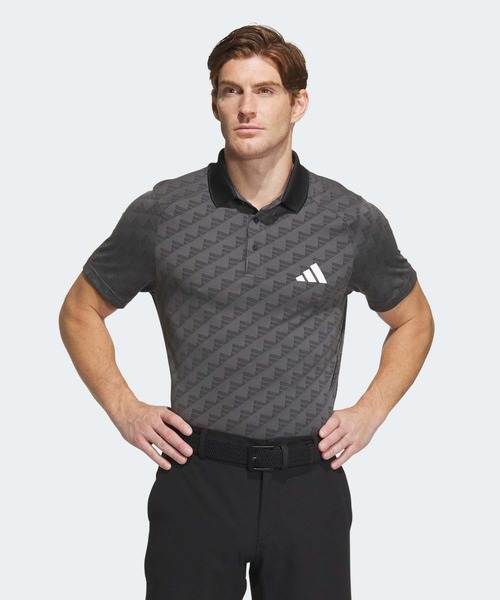 セット【アディダスゴルフ】HEAT.RDY BOSジャガードポロシャツ スカート adidas ポロシャツ HEAT.RDY BOSジャガードポロ「adidas Golf
