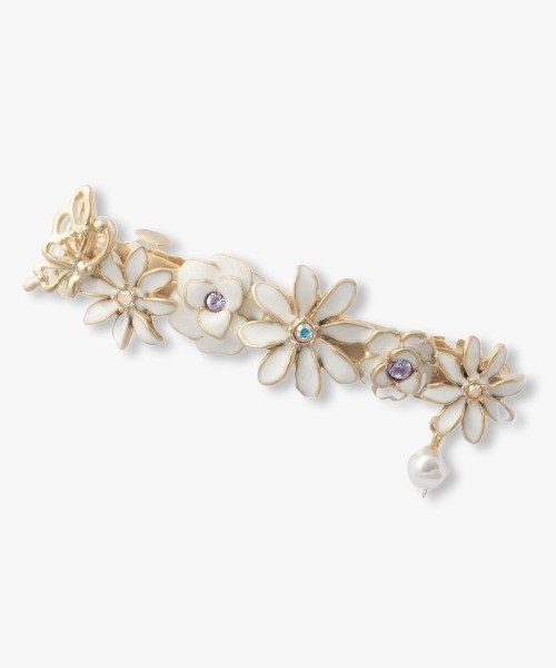 【ANNA SUI】即対応蝶 薔薇モチーフ ヘアクリップ ANNA SUI ヘアクリップ 蝶 薔薇モチーフ : ZOZOTOWN Yahoo!店