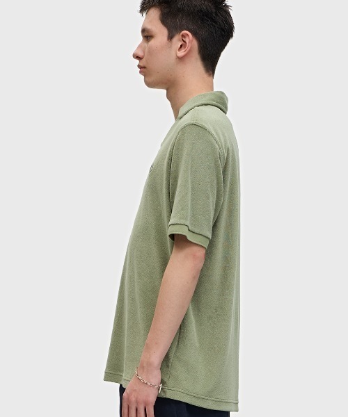 FRED PERRY ポロシャツ Open Collar Towelling Polo／オープン