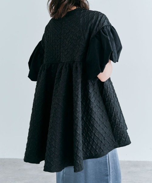 チュニック ジャガード 袖ドッキング トップス : ZOZOTOWN Yahoo!店