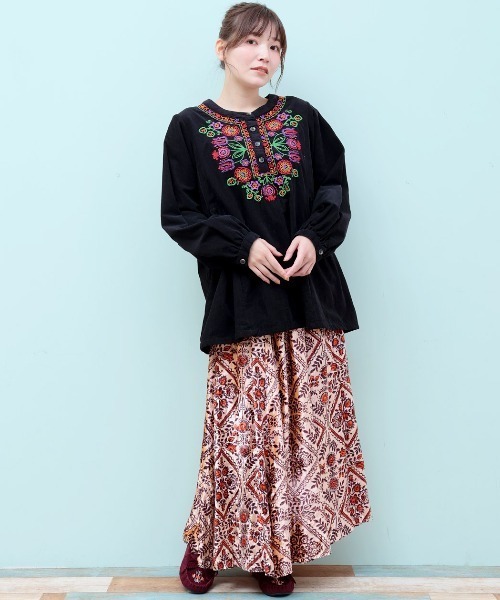 チチカカ（TITICACA） スカート Rico エコフレンドリーダイベロア