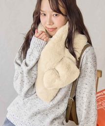 マフラー ストール フェイクファーティペット レディース : ZOZOTOWN