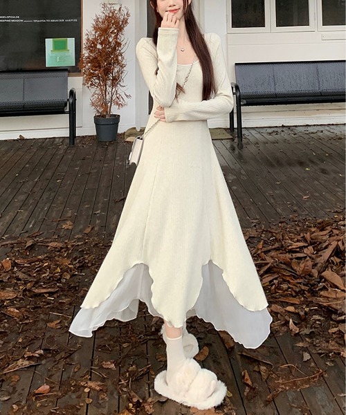 MAISON DE THERESE（メゾン ド テレーズ） ワンピース 裾切り替え