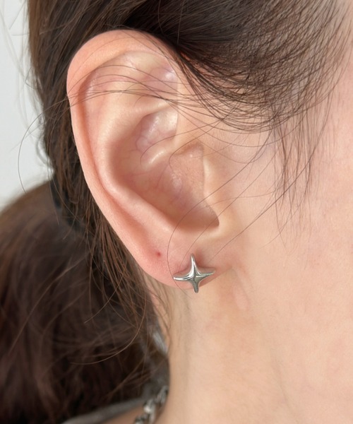 sowang ピアス シンプルシャインモチーフミニピアス-simple shine