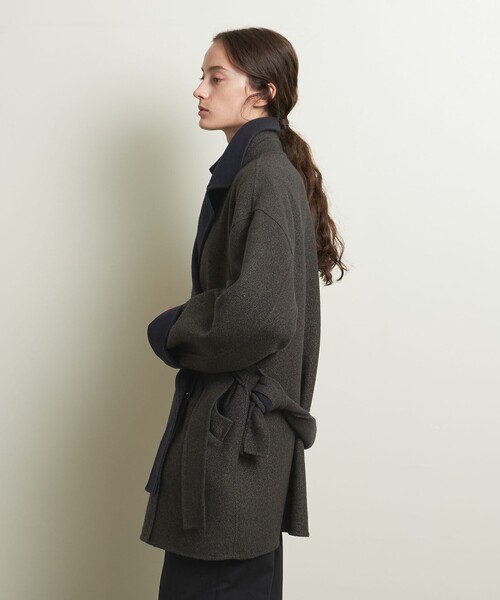 アウター 「ATTISESSION」リバー ベルト コート レディース : 87257073  