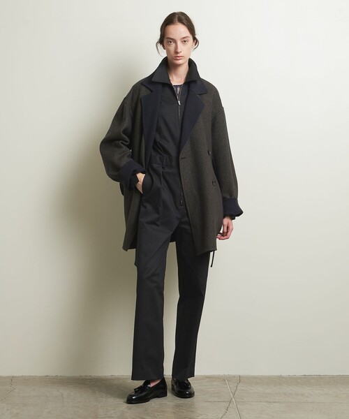 アウター 「ATTISESSION」リバー ベルト コート レディース : 87257073  