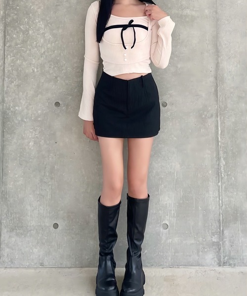 スカート Stripe A Line Skirt / Aラインストライプミニスカート | ALLuRing ChaRm | 20