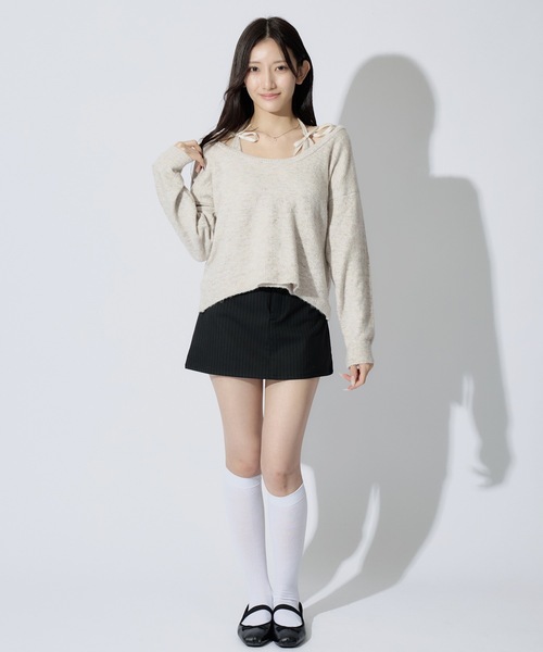 スカート Stripe A Line Skirt / Aラインストライプミニスカート | ALLuRing ChaRm | 08