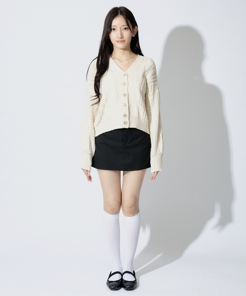 スカート Stripe A Line Skirt / Aラインストライプミニスカート | ALLuRing ChaRm | 06