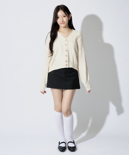 スカート Stripe A Line Skirt / Aラインストライプミニスカート | ALLuRing ChaRm | 07