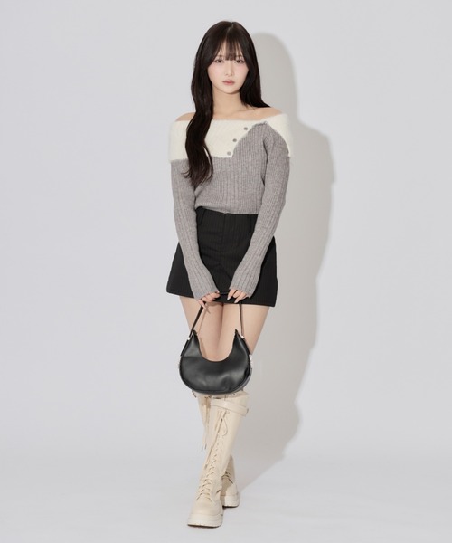 ALLuRing ChaRm スカート Stripe A Line Skirt / Aラインストライプ