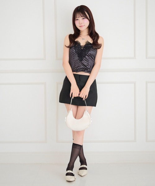 ALLuRing ChaRm スカート 夏 Stripe A Line Skirt / Aラインストライプ