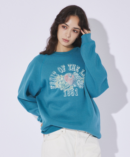 0450D FRUIT OF THE LOOM トレーナー FRUIT OF THE LOOM トレーナー スウェット LOOM別注裏毛裏起毛