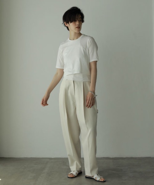 「ETRE TOKYO」 半袖Tシャツ FREE ホワイト レディース ETRE TOKYO 「ETRE TOKYO」 半袖Tシャツ FREE ホワイト