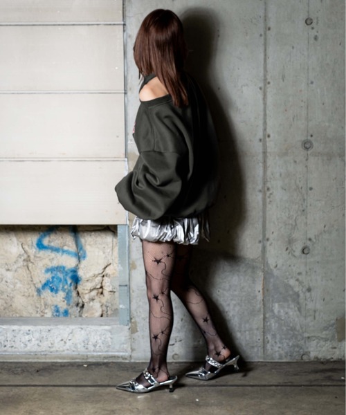 トレーナー スウェット 裏毛ワンショルプルオーバー レディース sedacle girl トレーナー スウェット 裏起毛ワンショルダープル