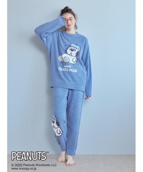 gelato pique パジャマ 「PEANUTS」「HOMME」オラフジャガード gelato pique パジャマ 「PEANUTS」「HOMME」オラフジャガード