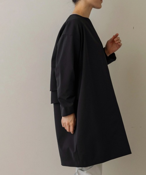 Sono（ソーノ） ノーカラーコート コート 「SONO/ソーノ」「SONO NAVY