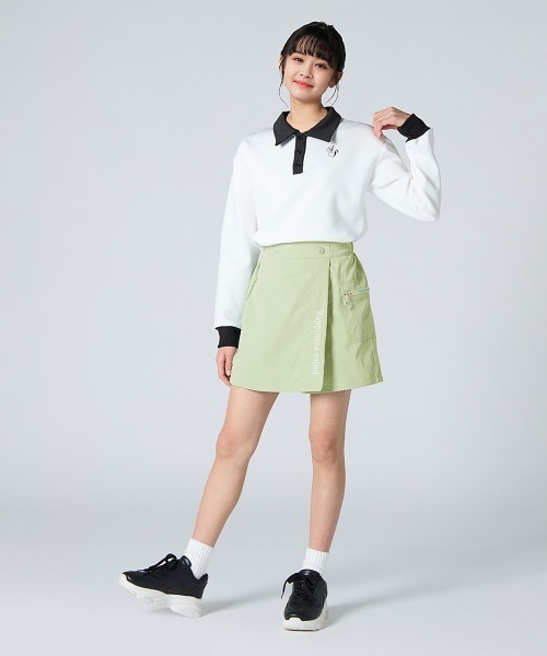 パンツ レインボージップラップキュロット キッズ 子供服 女の子