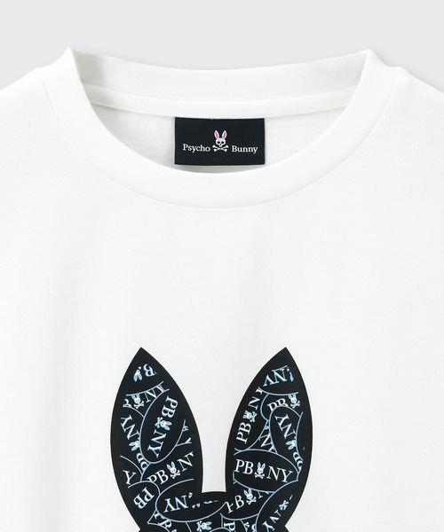 Psycho Bunny（サイコバニー） tシャツ ロゴステッカーデザイン ロング