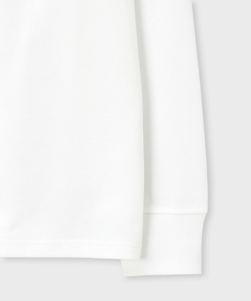 tシャツ ロゴステッカーデザイン ロングスリーブTシャツ メンズ_9