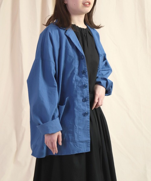 Brocante コート アウター 「Brocante / ブロカント」 綿ヘンプ