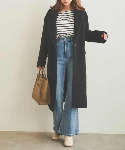 「FREE'S MART」 チェスターコート MEDIUM ブラウン レディース_画像3