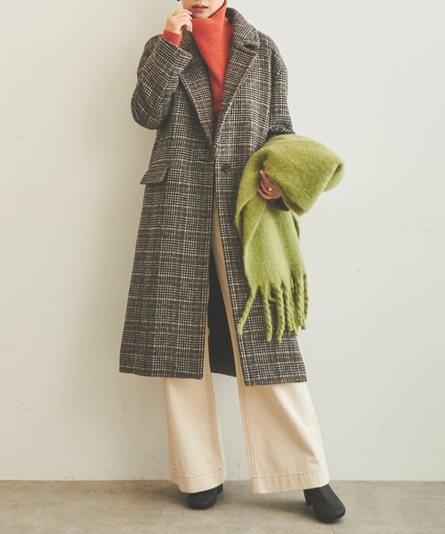 「FREE'S MART」 チェスターコート MEDIUM ブラウン レディース_画像4