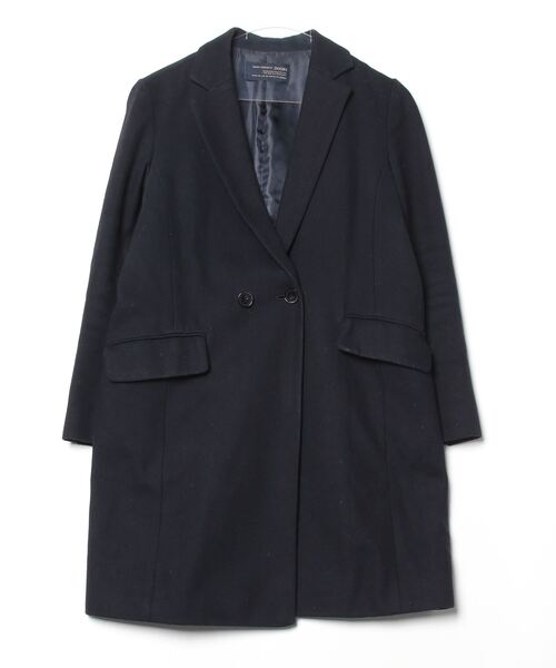 チェスターコート 50's SL】ウールブレンド ラグランダブルチェスターコート/ネイビー/RE