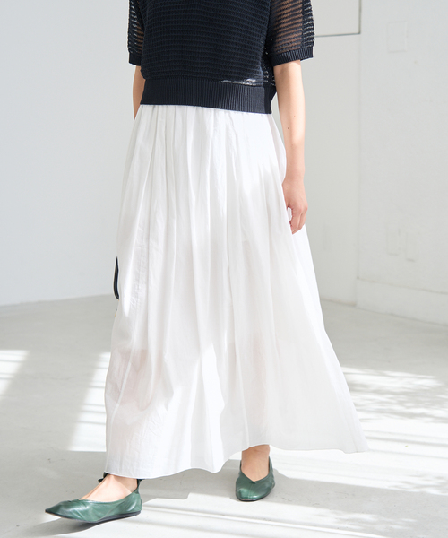 IENA イエナ コットンローンスカート　ホワイト　36 IENA スカート コットンローンスカート : ZOZOTOWN Yahoo!店