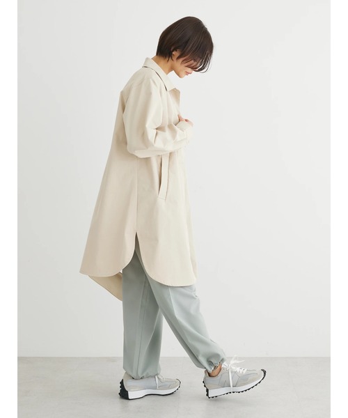 「Green Parks」 「chocol raffine robe」ステンカラーコート FREE ブルー レディース_画像9