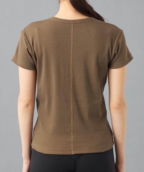 Chacott tシャツ LoveCotton リブTシャツ レディース : ZOZOTOWN