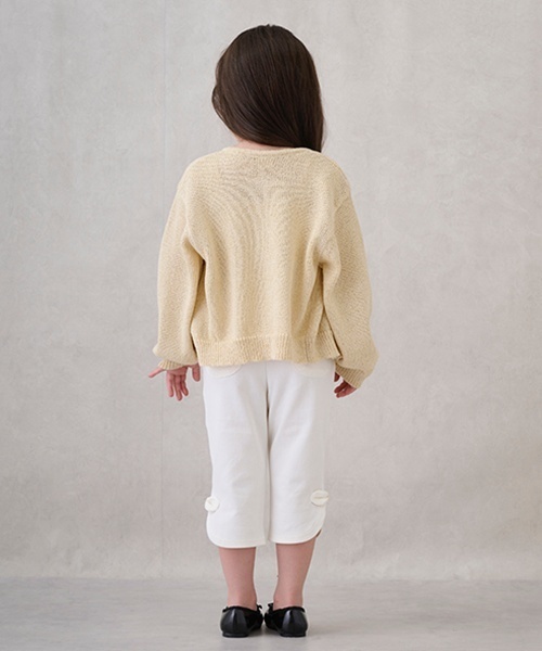 パンツ 「スマイルシリーズ」サイドリボン7分丈パンツ キッズ 子供服 女の子 | petit main | 11