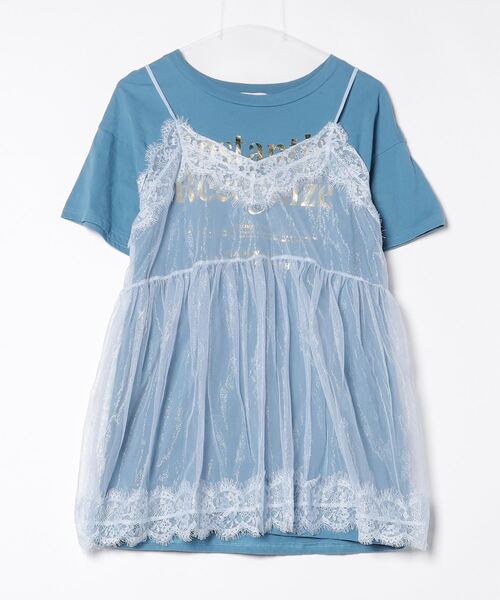 「jouetie」 半袖カットソー MEDIUM ブルー レディース
