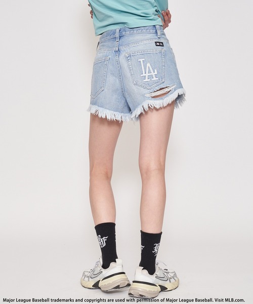 BACK TO THE FIELD ジーンズ デニム デニムパンツ 「MLB」ダメージ