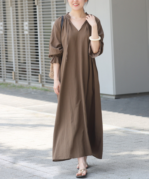 JOURNAL STANDARD relume ワンピース レーヨンコットンギャザー