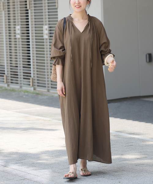 新品未使用JOURNAL STANDARD relumeリネンコットンワンピース JOURNAL STANDARD relume ワンピース リネンコットンラグラン