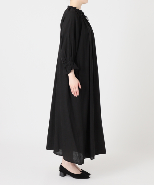 journal standard relumeコットンギャザーロングワンピース JOURNAL STANDARD relume ワンピース レーヨンコットンギャザー