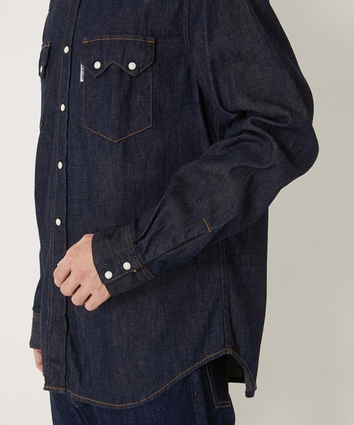 BLUE BLUE（ブルーブルー） シャツ ST814 ライトデニム ウエスタン