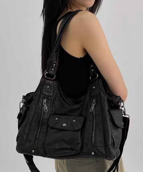 ショルダーバッグ A'GEM/9 × .kom 「.KOM/ドットケーオーエム」A4対応のレザー2WAY ショルダーバッグ メンズ レディースの画像